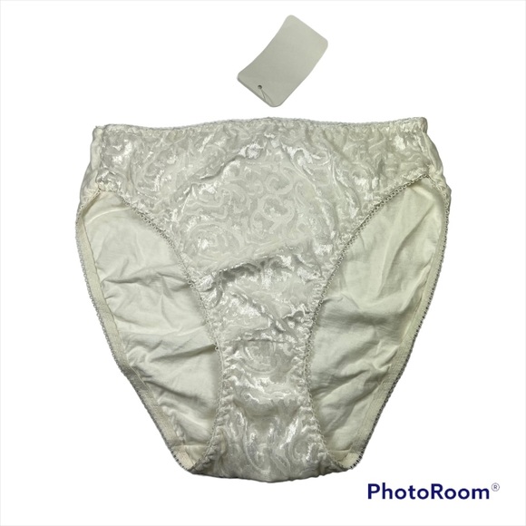 Intimates & Sleepwear | Nwt Creamy White Velvet Burnout Hicut Panty